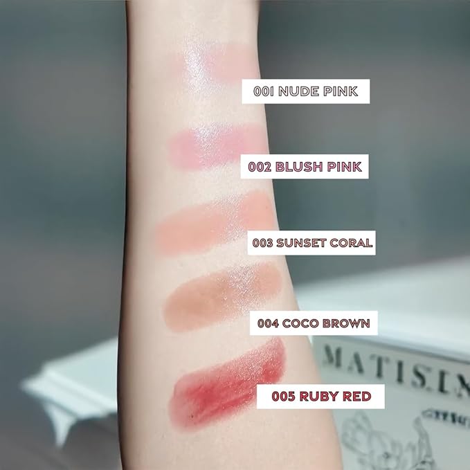 Lip Balm – Long-Lasting Hydration with Natural Color – Korean Beauty, Oasis Plant Complex, Silicone-Free, Vegan & Cruelty-Free Lip Care (003 Sunset Coral)