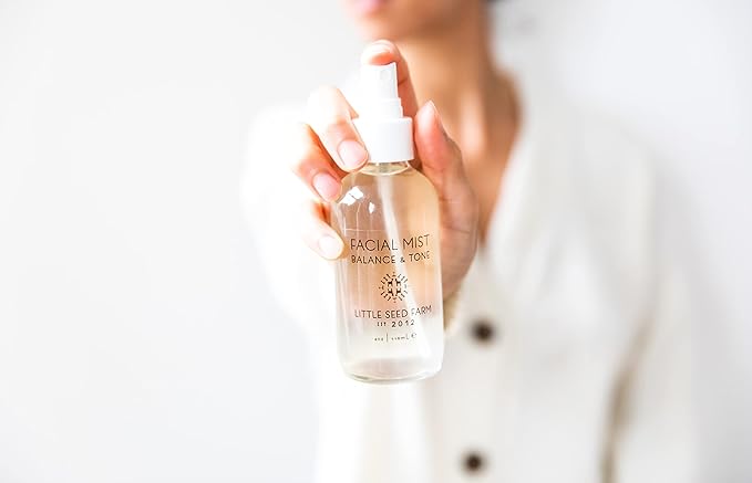 Little Seed Farm Balancing Facial Mist & Toner – Witch Hazel Toner & Pore Minimizer, Net Wt. 4 fl oz | 118ml
