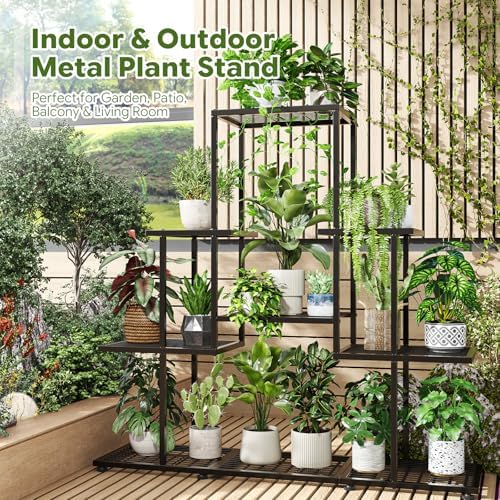 Ekisemio 5 Tier Metal Plant Stand - Image 5