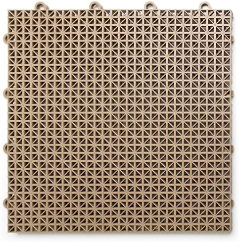 SnapLock DuraGrid 12"x12" Interlocking Deck Tiles, 40 Pack by BigFloors