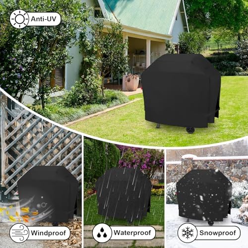 Outdoor Grill Cover Fits Cuisinart 4-Burner Gas Grill CGG-7400, Cover Geny - Image 5