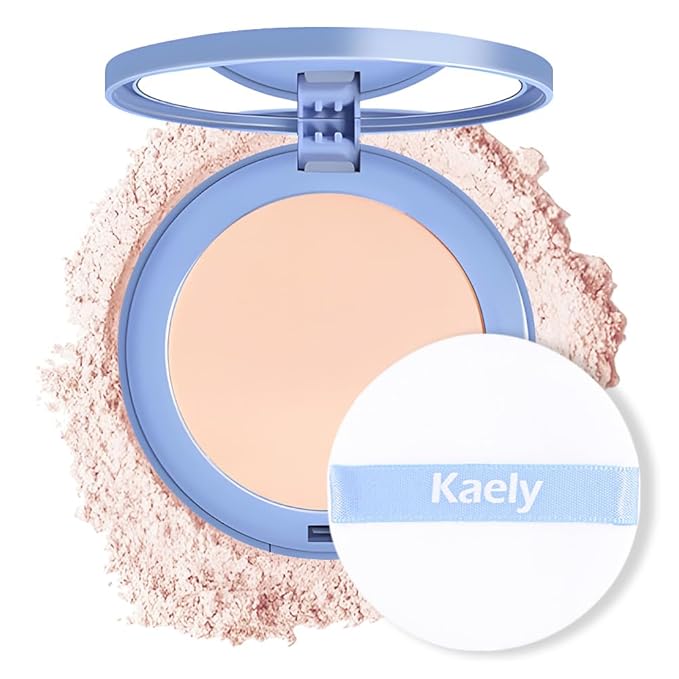 Oil Control Matte Perfection Face Pressed Powder, Matte Smooth Flawless Setting Powder Makeup, Polvo Compacto De Maquillaje, Waterproof Long Lasting, Cruelty Free, 0.35Oz (20 Ivory, 1)