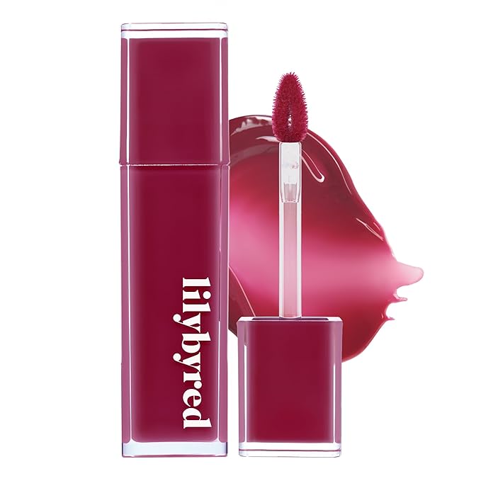lilybyred Bloody Liar Coating Tint | Korean Glossy Lip Stain, Vivid & Juicy Color, Syrupy Shine, Moisturizing, Long-Lasting & Smudge-Proof, Non-Sticky, Lightweight, 0.14 oz. (10 Strong Cherry)