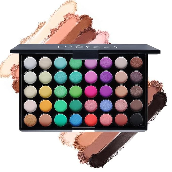 All in One Makeup Kit for Women Full Kit Girls Makeup Gift Sets Xmas Essential Bundle Include Eyeshadow Palette Lipstick Blush Concealer Eyeliner Mascara Foundation Brush Eyebrow Pencil