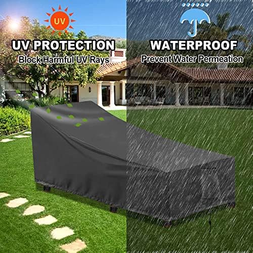 OutdoorLines Waterproof Patio Chaise Lounge Chair Cover - Image 6