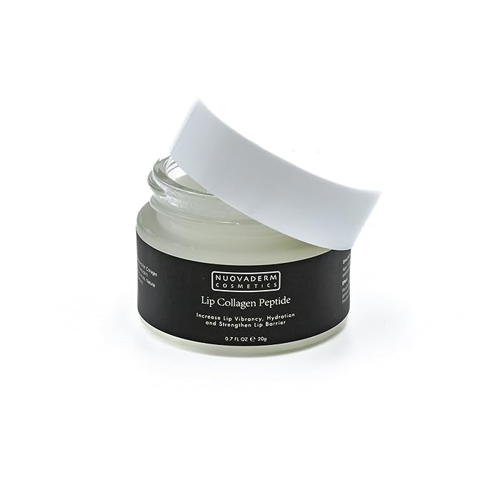 SLT Hydrating Lip Mask - Vegan Lip Collagen Sleeping Mask Soft and Supple Lips - Moisturizing Lip Balm with Peptide Complex for Lip Wrinkles Repair, Overnight Lip Treatment for Cracked Lips