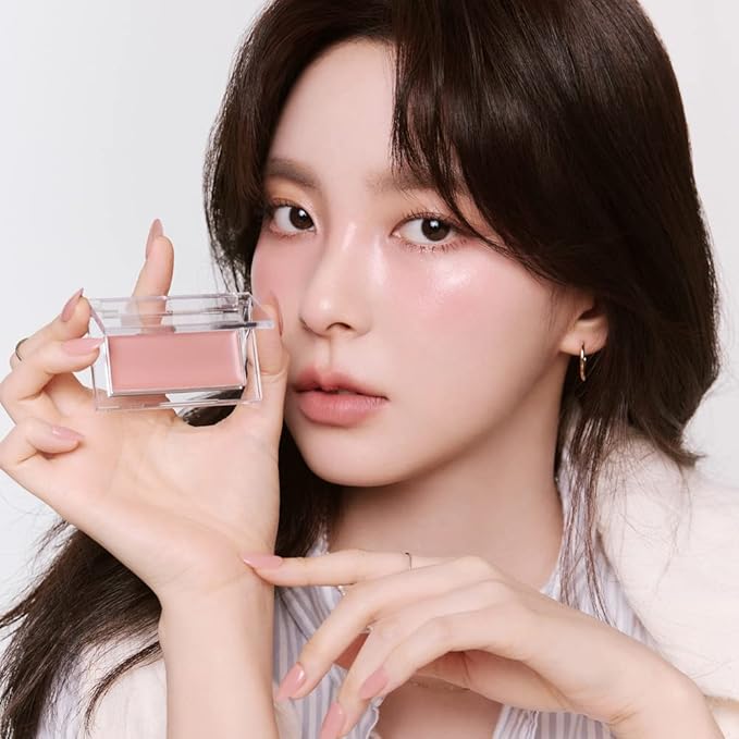 BBIA Ready To Wear Downy Cheek Cream Blush 8 Color - Creamy Blendable & Buildable Blush Dewy Texture & Matte Finish High Pigment Longlasting Lightweight Natural Face Makeup, 0.12oz (07 DOWNY ANGEL)