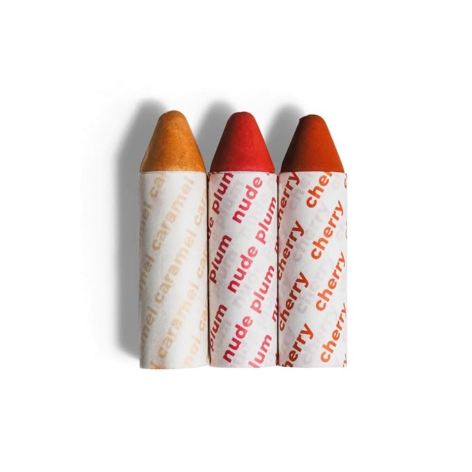 Axiology Multi Stick Crayons For Eyes, Lips, Cheeks Balmies Trio Gift Set Creamy Buildable Lightweight Moisturizing Blush Face Sticks Contour & Highlight All Day Wear Face Makeup (Of the Earth)