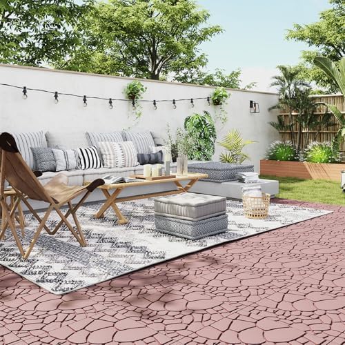 Rovibek 44 PCS Interlocking Deck Tiles, All Weather Patio Tiles - Image 7