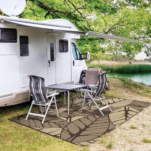 GENIMO Outdoor Rug, Waterproof Plastic Rugs - Image 5
