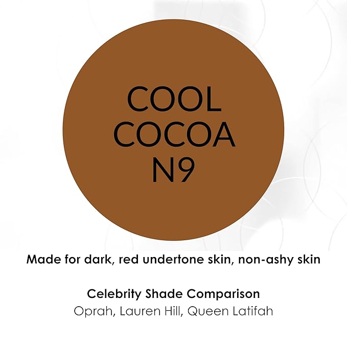 NV BB Perfecting Mist Foundation Buildable Coverage Professional Airbrush Makeup with Plant-based Stem Cell Polypeptides, Vitamins A, D, E and Aloe, 1.5 ounces, Cool Cocoa