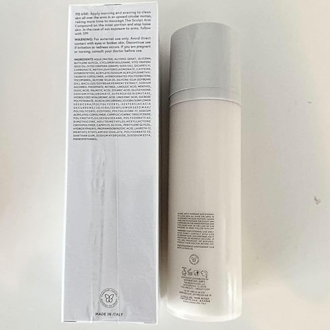 U Beauty SCULPT Arm Compound | Skin Tightening Cream Body Lotion, Firming Arm and Neck Cream with Retinol + Vitamin C - 120ml