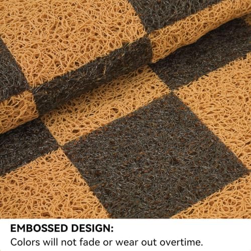 EARTHALL Door Mat Outside Inside Doormat, Durable Floor Mat Non Slip Mat Ultra - Image 6
