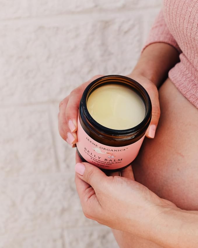 Belly Bundle - Organic Belly Balm and Natural Oil for Pregnancy Stretch Marks and Scars (5 piece set - SM)