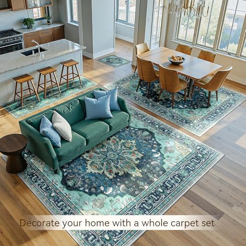 RELEANY Washable Area Rug, Large 10'x14' - Image 4