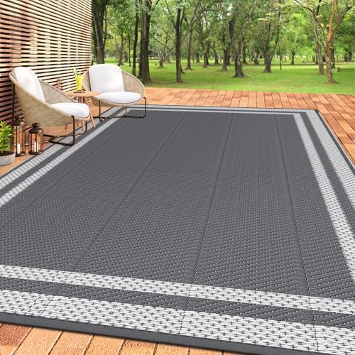 HappyTrends Outdoor Rug Portable Plastic Straw Camping Rugs by HappyTrends