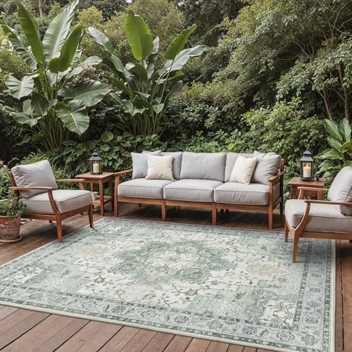 GENIMO Indoor Outdoor Rug, Washable - Image 6