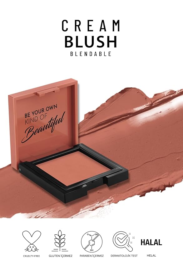 Pastel Cream Blush 42 | Pink | Fresh | Healthy & Natural Look | Ligh Weighted Formula | Sebum Control Richly Pigmented | Easily Blendable | Long Lasting | Semi Matte | 0.18 oz.