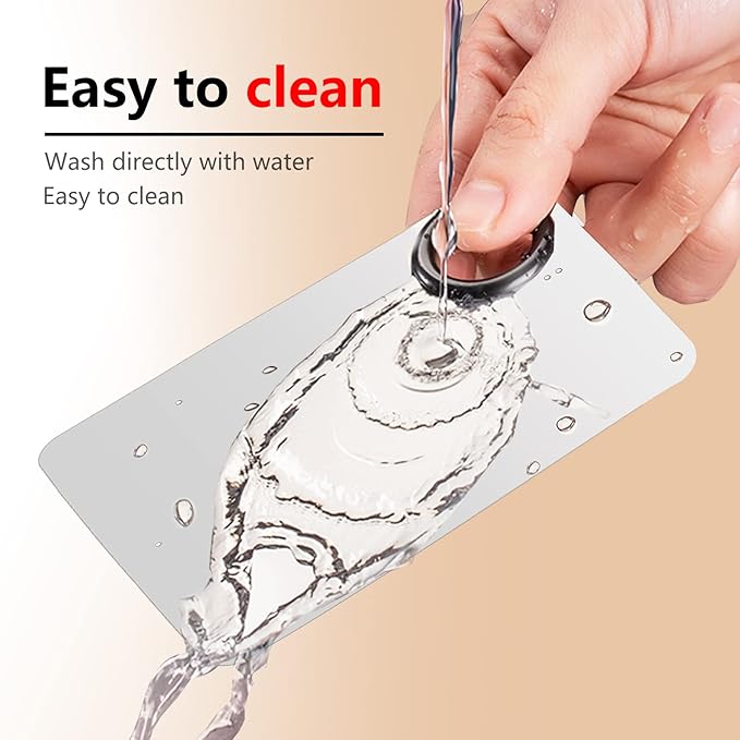 2Pcs Cosmetic Makeup Palette, Premium Stainless Steel Metal Makeup Mixing Palette with Spatula, Makeup Mixing Tray for Mixing Foundation/Eye Shadow/Mascara/Nail Polish/Pigment/Nail Art