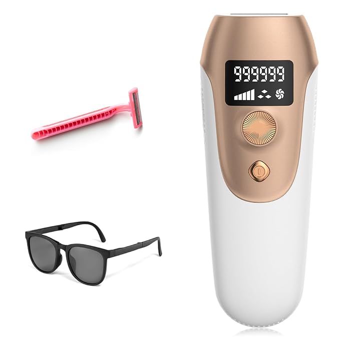 Hair Removal Device, Hair Removal for Women and Men，Hair Removal Body and Face for Home Use,model S3