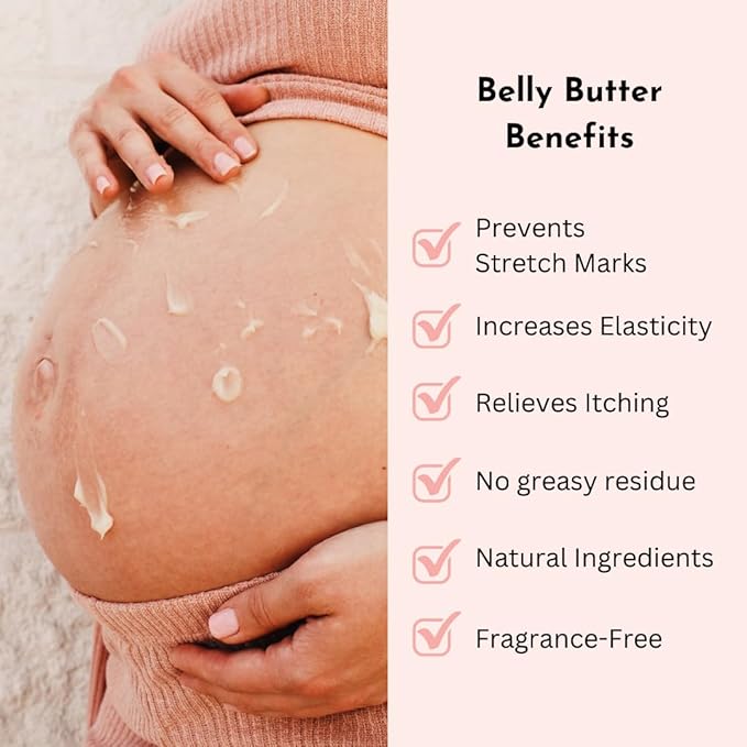 Belly Bundle by Irene Organics - Organic Belly Butter and Oil for Pregnancy Stretch Mark Prevention and Treatment - Award Winning Skincare For Pregnancy and Postpartum - Mother's Day Gift Set (Large)