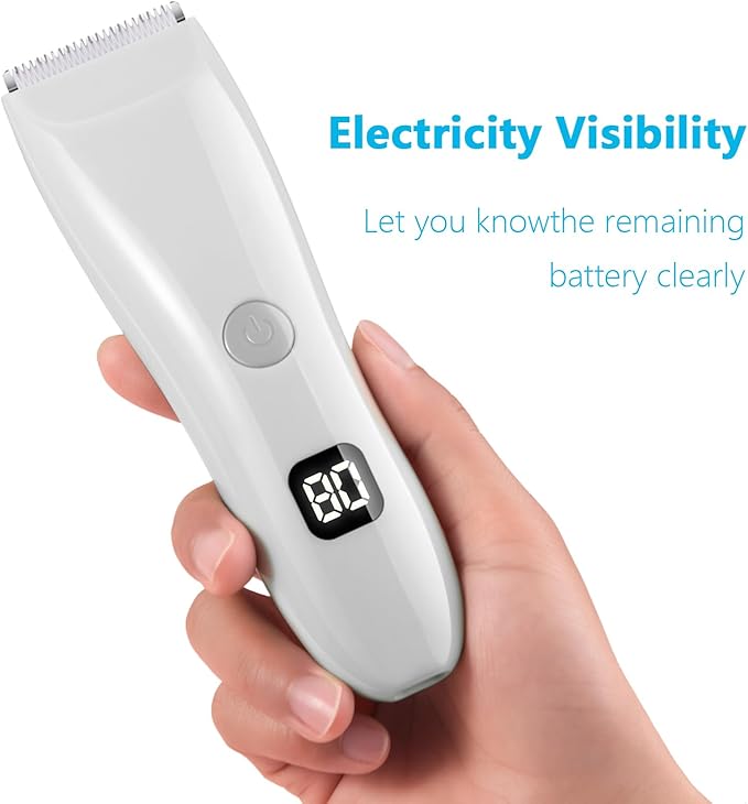 Bikini Trimmer for Women, Electric Razors for Pubic Legs Body Hair, Face Shaver Hair Trimmer Wet/Dry Body Shaver Groomer Replaceable Ceramic Blade Heads Waterproof Hair Removal, Gifts for Women