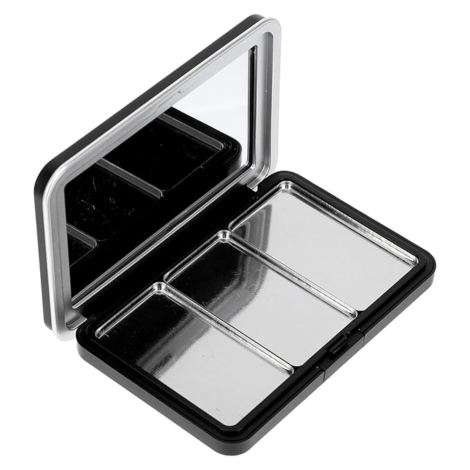 Luxshiny Makeup Case Organizer Empty Eyeshadow Box Empty Eyeshadow Pans Refillable Makeup Container Case For Eyeshadow Powder Blush Lipstick Highlight Makeup Palettes Makeup Samples