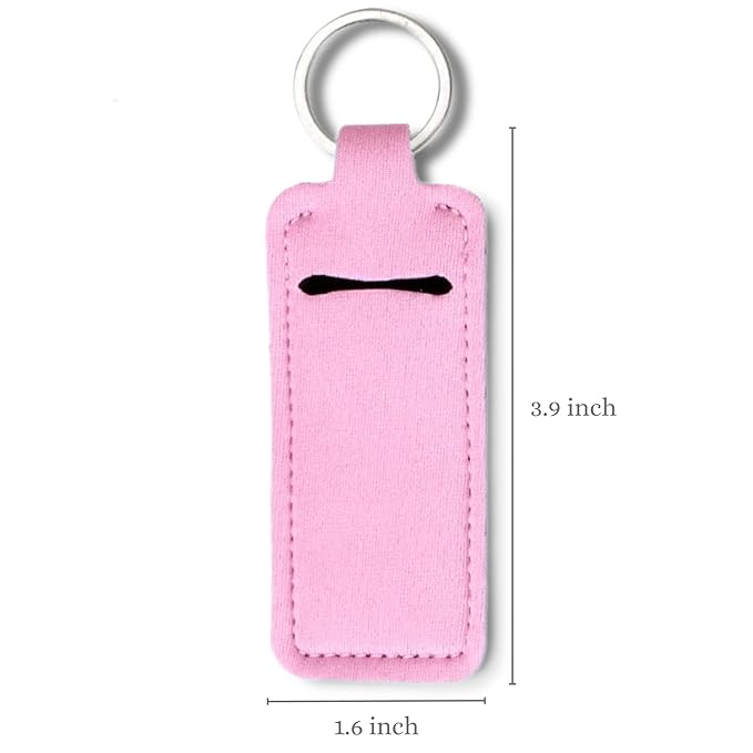 Mango Chapstick 4-Pack. Includes Bonus Lip Balm Holder Keychain (Pink). Limited Edition Flavor from the Chapstick Tropical Paradise Collection, Unique Gift Bundle from Tiny Seed