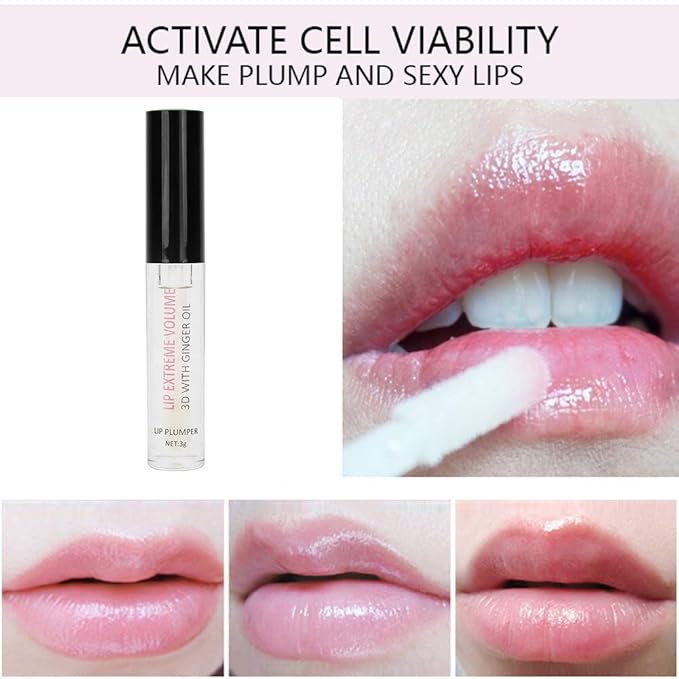 Lip Plumper Lip Enhancer Maximizer Gloss Moisturizing Lip Plumping Balm Serum Fuller Lips Lip Enhancer Lip Plumping Balm Lip Plumping Serum