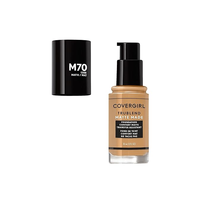 COVERGIRL TruBlend Matte Made Liquid Foundation, Sand Beige (Pack of 2)