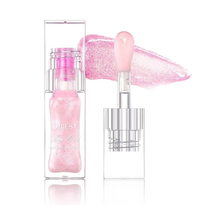 Magic Color Changing Moisturizing Lip Glow Oil Plumping Glimmer Glow Lipstick, Hydrating Lip Gloss Lip Balm Transparent Lip Care, Long Lasting Moisturizing Non-sticky Fresh Texture Lip Oil