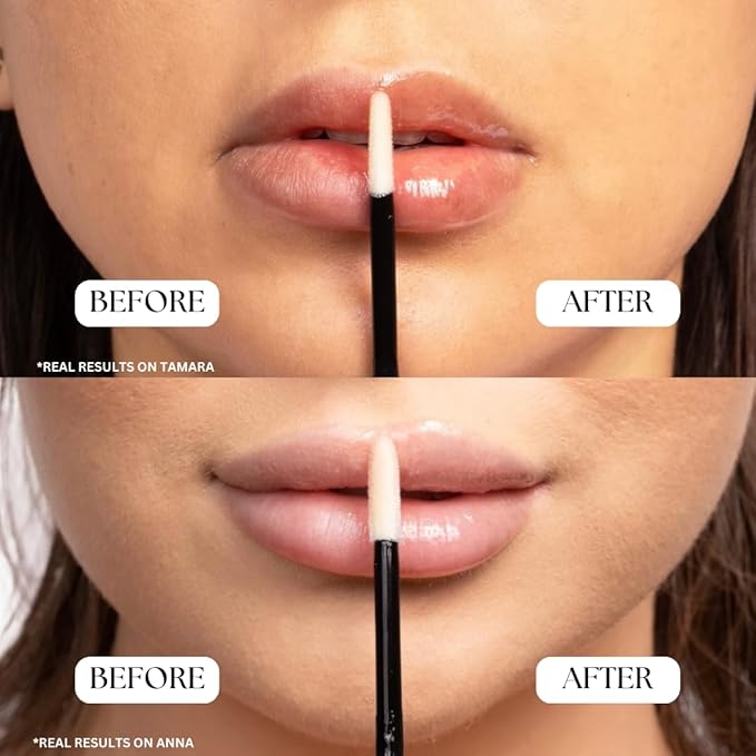 BIG POUT ENERGY Lip Plumper, Chili-Infused Lip Plumping Oil for Full and Smooth Lips, Lip Gloss Finish, With Easy Swipe XL Wand Applicator, Dubai Gold, 0.12 fl oz