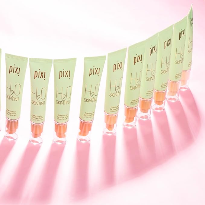 Pixi Beauty H2O SkinTint Tinted Face Gel, 1.2 fl oz / 35 ml, Cream