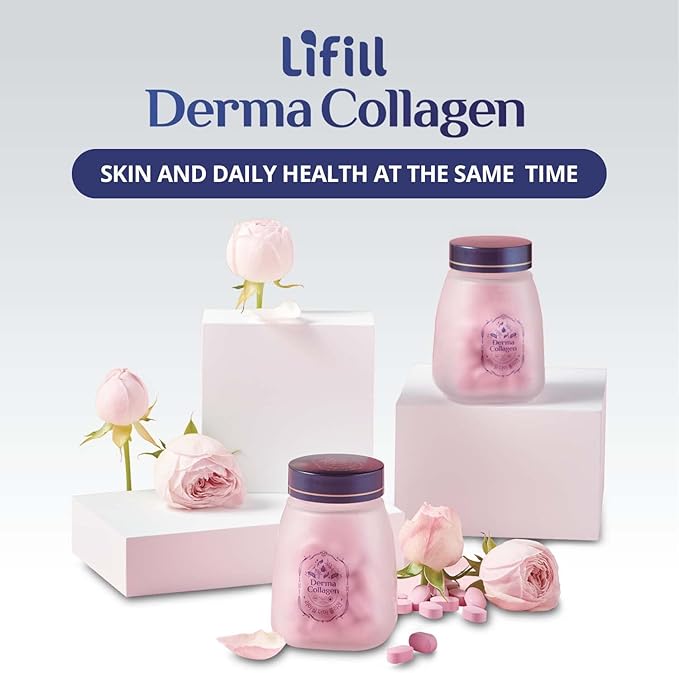 Derma Collagen-Luxury pack (84 tablets * 4 units) -Skin Care with Biotin Vitamin C D E, Collagen peptides and Zinc Selenium for Reduce Wrinkles, Tighten Skin, Boost Hair Skin Nails Joints