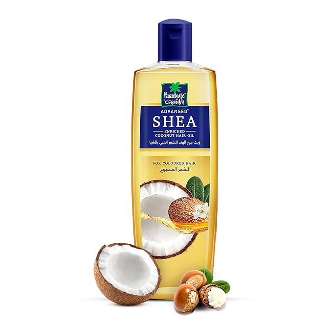 Parachute Advansed Coconut oil enriched with Shea Hair Oil| Moisturising Hair Oil|Nourishes Hair| For Frizz- Free, Soft & Shiny Hair| No Silicones & Parabens |10.1 Fl.oz