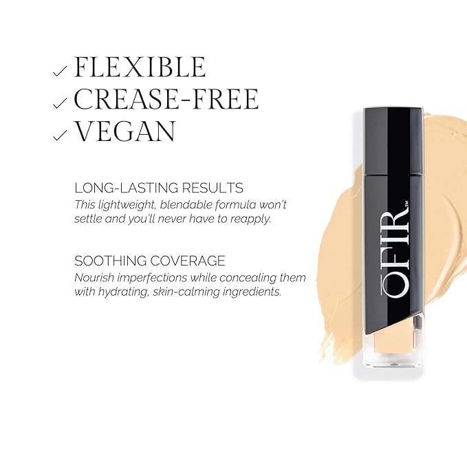 OFIR Perfected Weightless Concealer | Porous Coverage Blends for Smooth Finish | Covers Dark Circles Vegan Concealer | Botanical Formula Soothes Redness & Dullness |Ceramic - Deep Cool 0.27 OZ