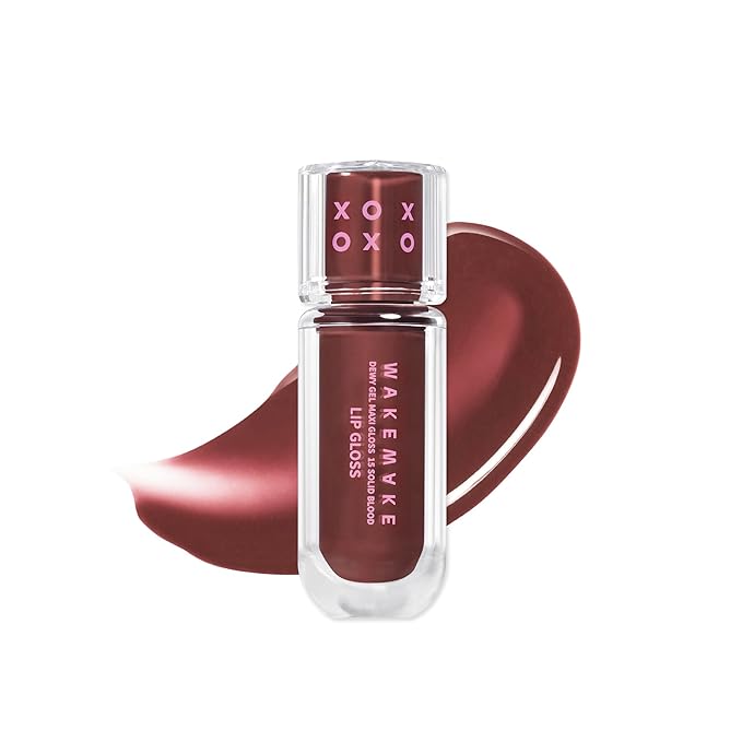 WM X NETFLIX SQUID GAME Dewy Gel Maxi Gloss 15 Solid Blood Set (+Watery Tok Tint Mini 7 Bloody Pop), lips, korean lip