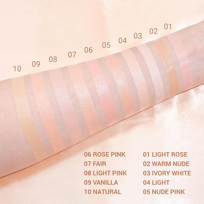 evpct 2Pcs Rose Pink under Eye Corrector Brightener Concealers for Older Women Dark Circles, under Eye Cream Pot Concealer Full Coverage Peach Color Corrector Makeup, Nourishing Waterproof