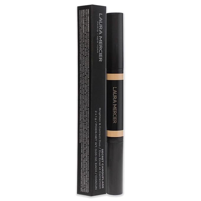 Laura Mercier Secret Camouflage Concealer Duo Stick - 1W Light with Warm Undertones Women 2 x 0.03 oz
