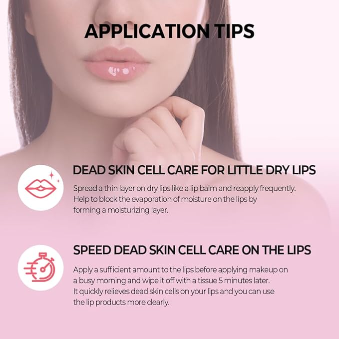 Klavuu Nourishing Care Lip Sleeping Pack(Berry & Berry) - Overnight Exfoliating & Nourishing Lip Treatment Balm for Dry Lips - Natural Moisturizing Lip Oil - Lip Balm to Repair & Protect Lips