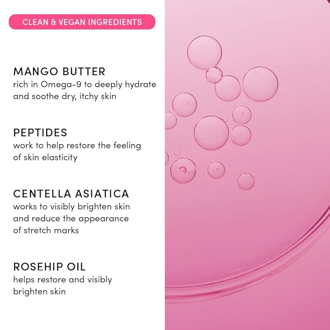 Evereden Nourishing Stretch Mark Cream (4 fl.oz): Clean & Vegan Stretch Mark Cream for Pregnancy and Postpartum | Pregnancy Stretch Mark Prevention | Rich in Vitamins & Minerals