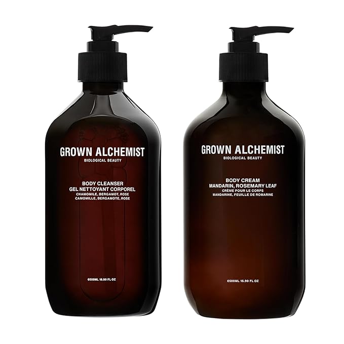 Grown Alchemist Body Cleanser and Body Cream DUO Kit (500ml each)