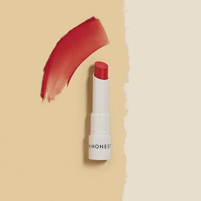 Honest Beauty Tinted Lip Balm | Antioxidant-rich Acai Extracts + Avocado Oil | EWG Certified, Vegan, Cruelty Free | Blood Orange