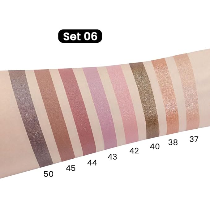 Kaely 8Pcs Cream Eye Shadow Sticks Set, Matte Shimmer Eyeliner Pencil Eyeshadow Palette Makeup, Eye Highlighter Brightener Stick for Older Women Waterproof Pigmented, sombras para ojos 06