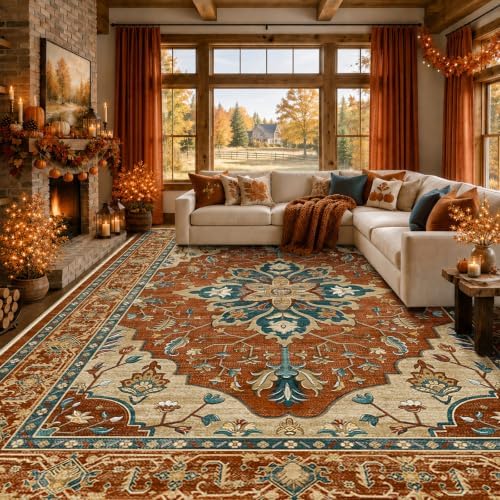 RELEANY Washable Area Rug by RELEANY