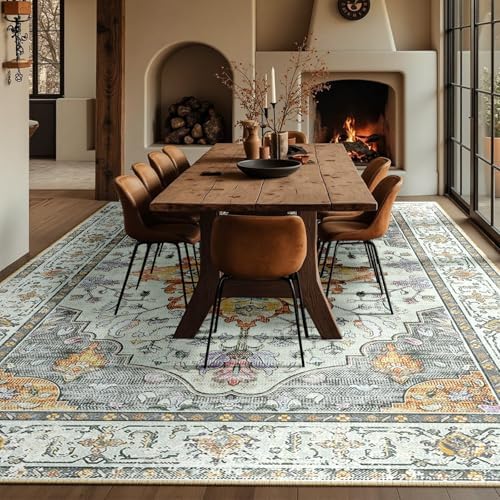 RELEANY Washable Area Rug, Large 10'x12' - Image 4
