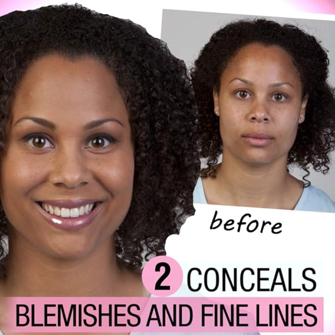 Magic Minerals by Jerome Alexander Jumbo Size Mineral Powder Foundation with Color Correctors, Antioxidant Skincare Formula (Dark)