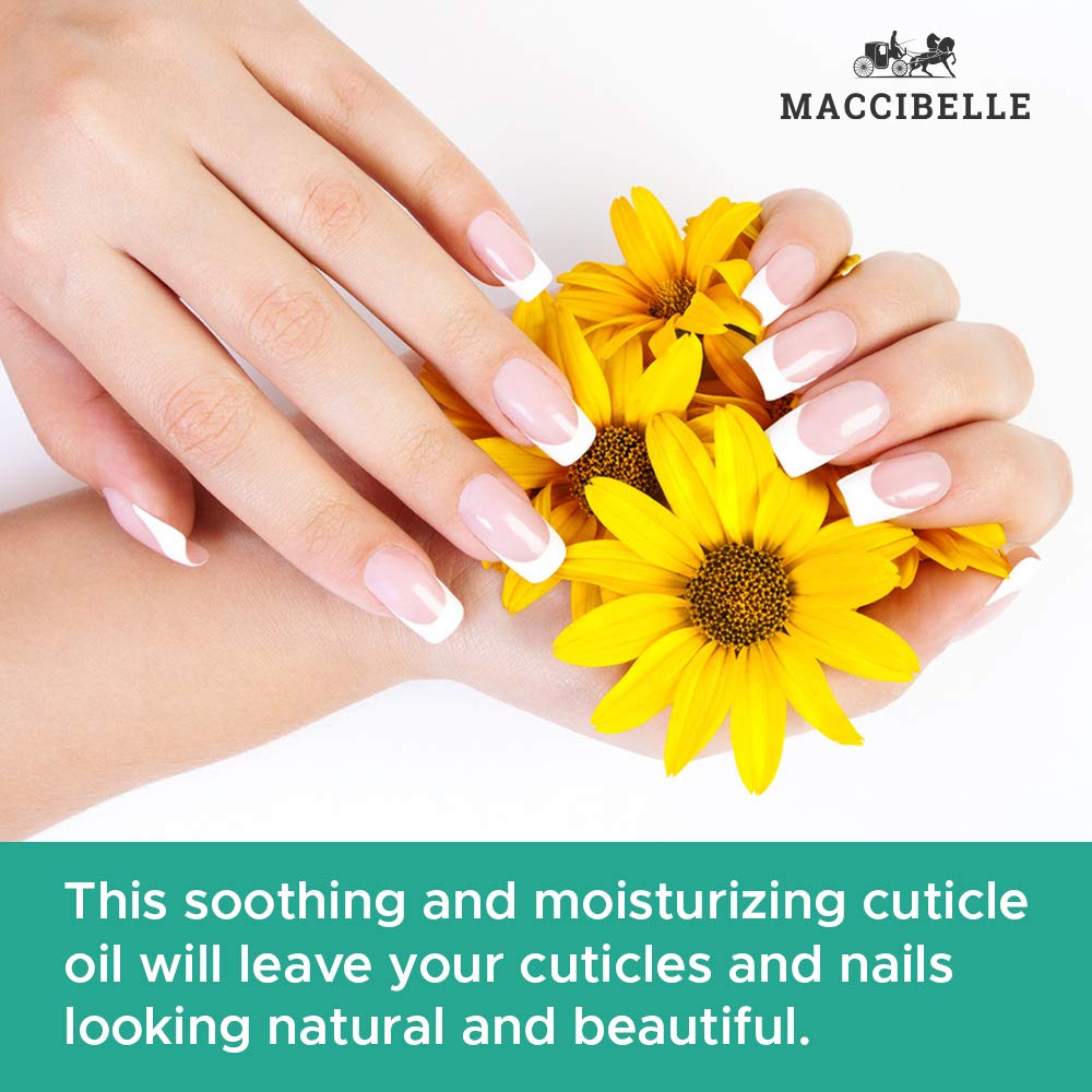 Maccibelle Cuticle Oil Pomegranate and Fig 0.5 oz Heals Dry Cracked Cuticles