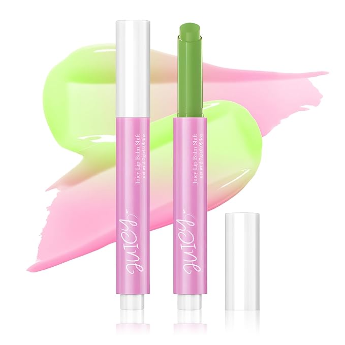 DAGEDA Tinted Lip Balm, Moisturizing Magic Color Changing Lipstick, Soothing Hydrating Lip Balm Tinted, Glossy Lip Plump Gloss Butter Balm, Lightweight, Non-Greasy, 04