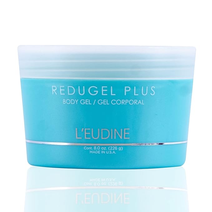 L’EUDINE Redugel Plus Skin Tightening Cream – Pack of 3 – 8oz Anti Cellulite Cream with Mint Oil, Field Horsetail, Marine Algae, Maca Extract – Powerful Non-Greasy Formula – Firming and Toned Skin
